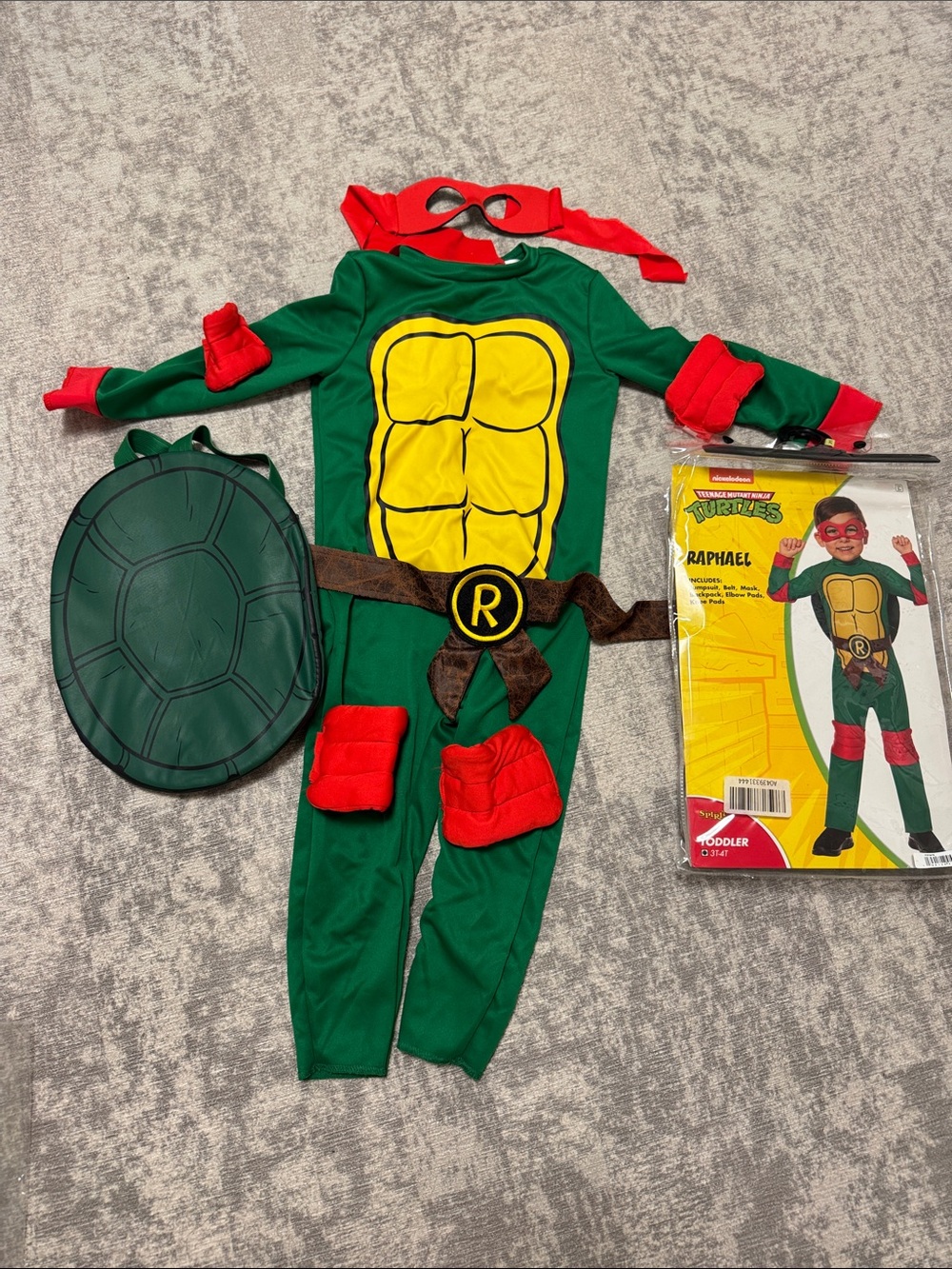 Spirit Halloween TMNT Toddler Raphael Costume Officially Licensed